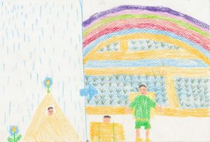 タイの子どもが描いた絵