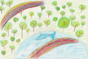 タイの子どもが描いた絵