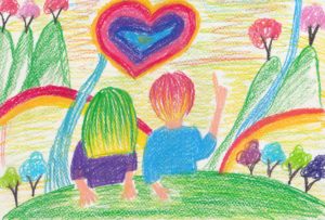 タイの子どもが描いた絵