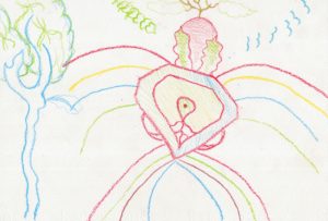 タイの子どもが描いた絵