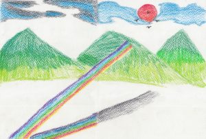 タイの子どもが描いた絵