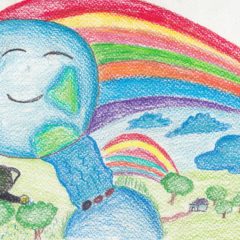 タイのこどもたちの絵