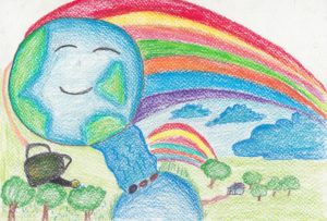 タイの子どもが描いた絵