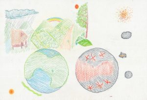 タイの子どもが描いた絵