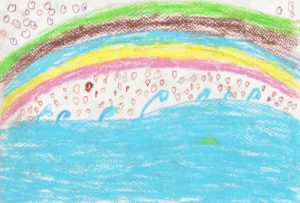 タイの子どもが描いた絵